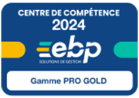 Partenaire Intégrateur EBP, Certifié Centre de compétencesEBP Comptabilité - Gestion - EBP Bâtiment Centre Expert