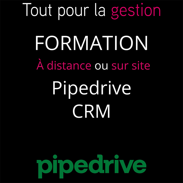 Formation PipeDrive CRM