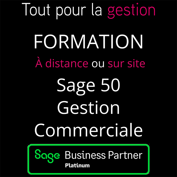 Formation Sage 50 Gestion Commerciale