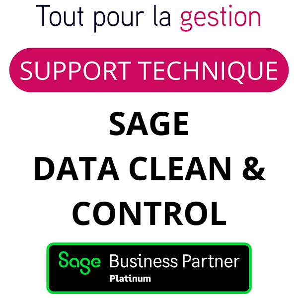 Support Sage Data Clean Control Assistance technique
